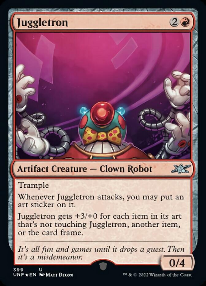 Juggletron (Galaxy Foil) (UNF-399) - Unfinity Foil