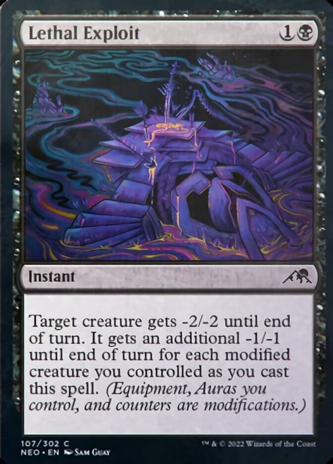 Lethal Exploit (NEO-107) - Kamigawa: Neon Dynasty