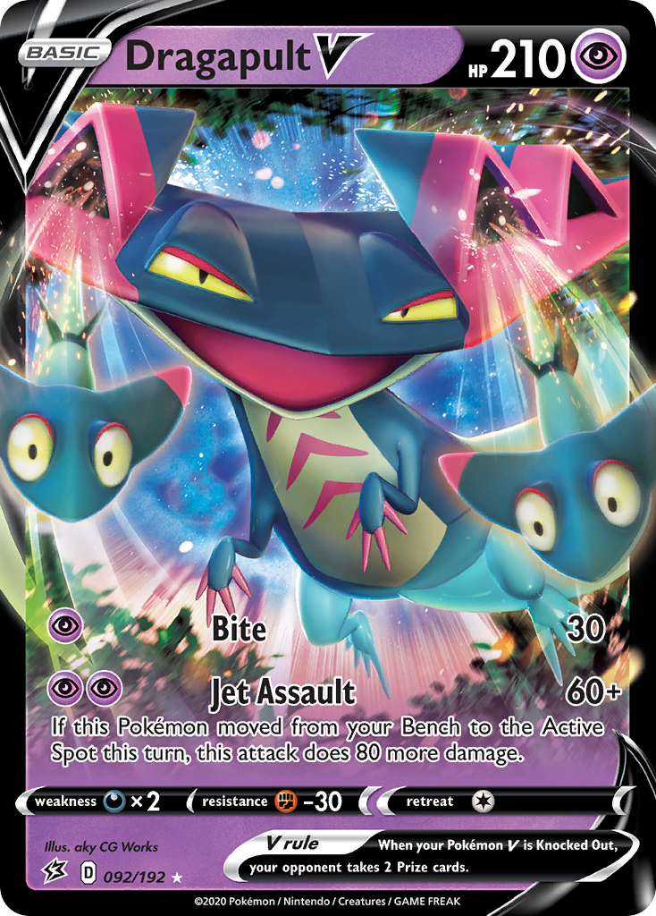 Dragapult V 92/192 - SWSH02 Rebel Clash Holofoil