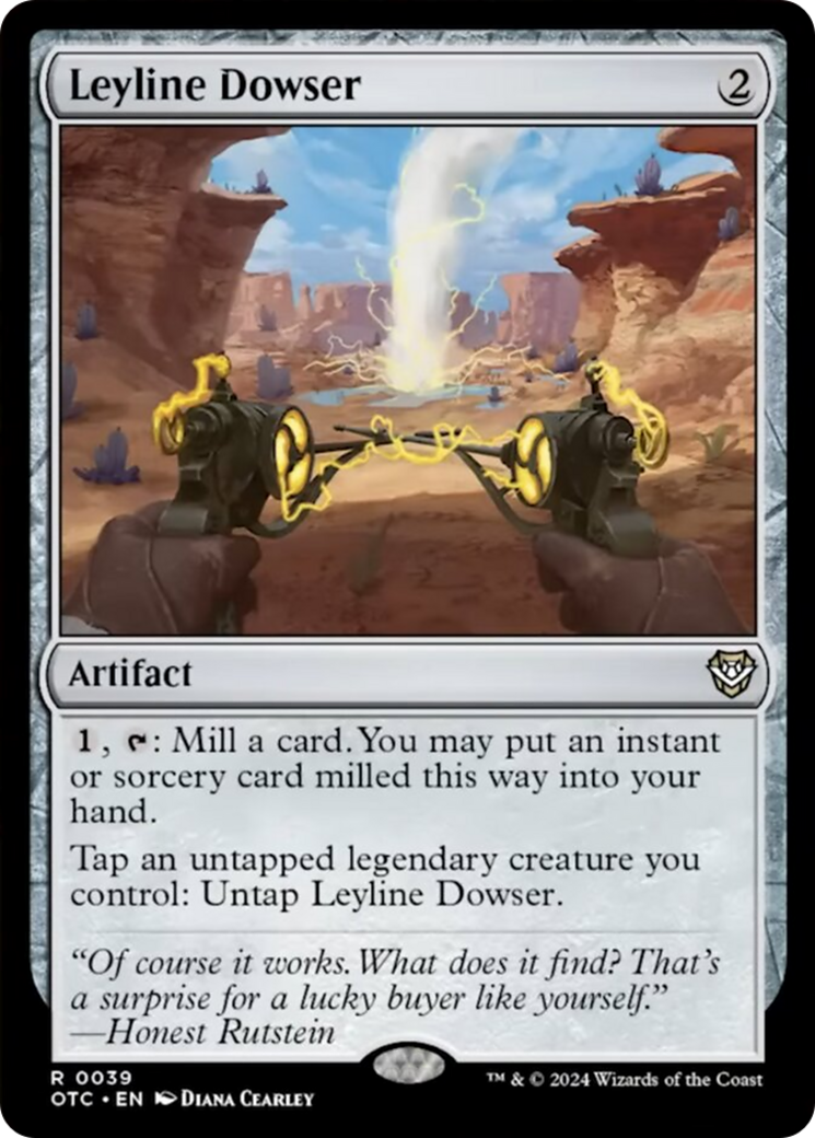 Leyline Dowser (OTC-039) - Outlaws of Thunder Junction Commander