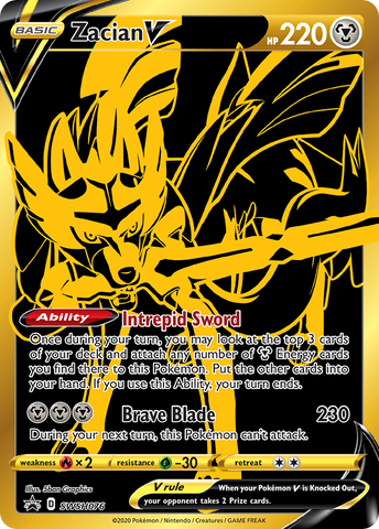 Zacian V - SWSH076 SWSH076/307 - SWSH Sword & Shield Promo Cards Holofoil