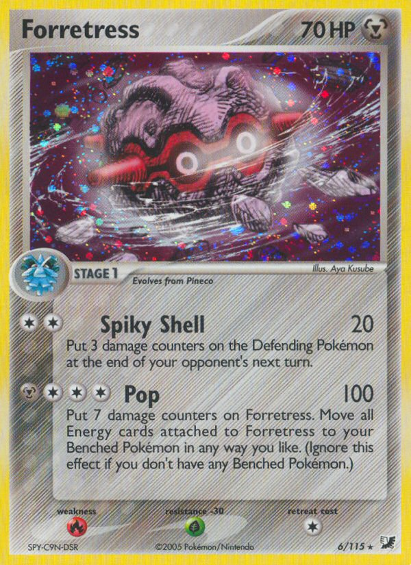 Forretress/115 - Unseen Forces Holofoil