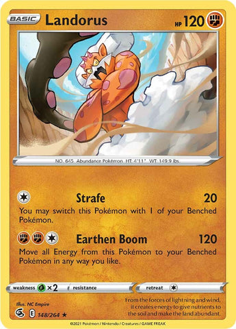 Landorus 148/264 - SWSH08 Fusion Strike Holofoil