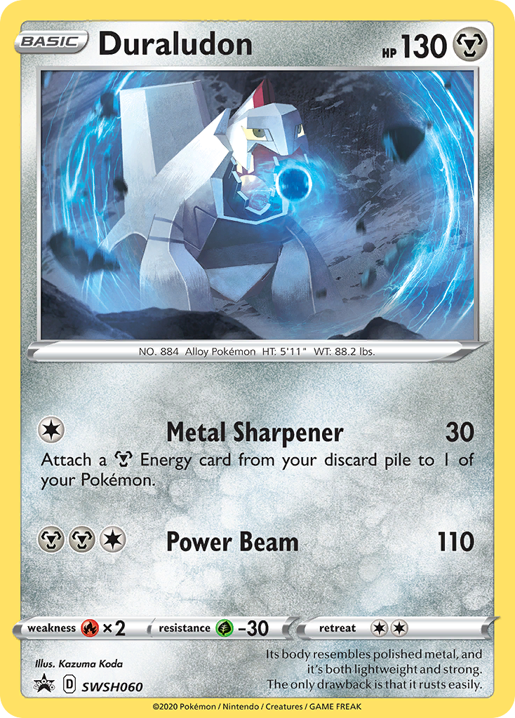 Duraludon - SWSH060/307 - SWSH Sword & Shield Promo Cards Holofoil