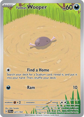 Paldean Wooper - 221/193 221 - SV02 Paldea Evolved Holofoil