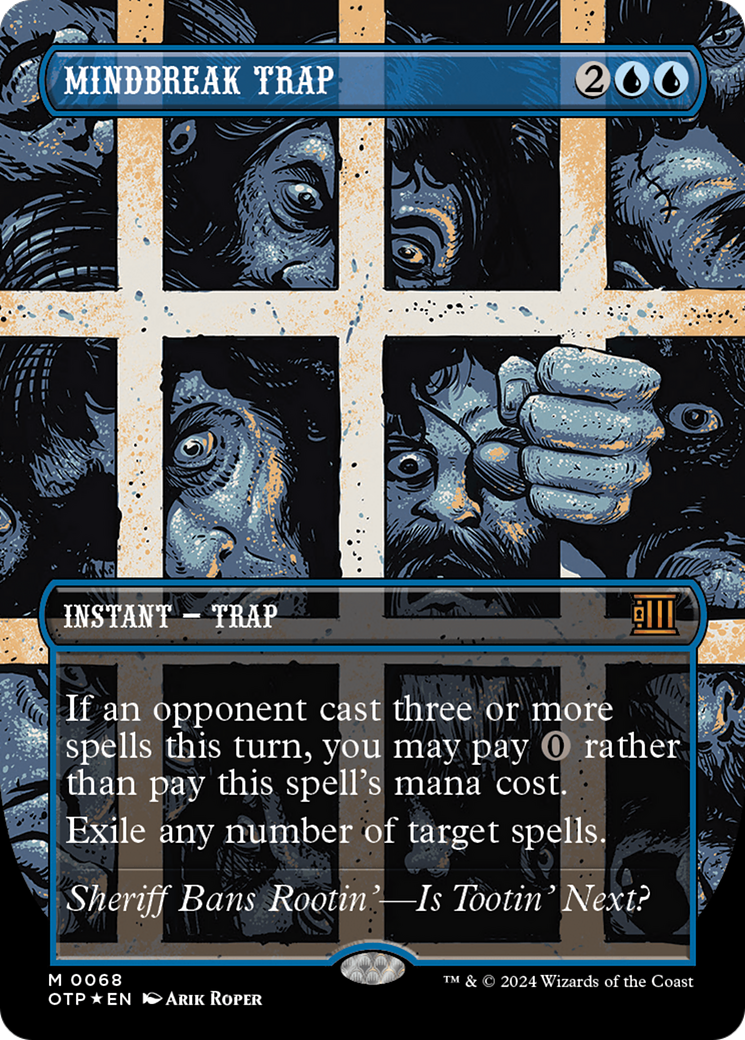 Mindbreak Trap (Textured Foil) (OTP-068) - Breaking News (Borderless) Foil