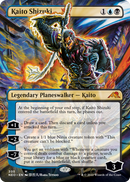 Kaito Shizuki (Borderless) (NEO-305) - Kamigawa: Neon Dynasty (Borderless)