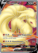 Ninetales V (Full Art) 177/192 - SWSH02 Rebel Clash Holofoil