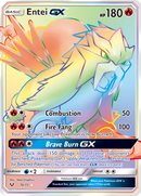 Entei GX (Secret)/73 - Shining Legends Holofoil