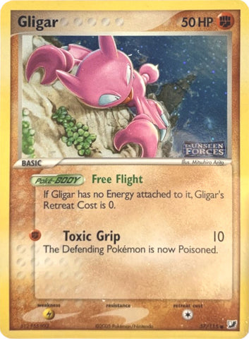 Gligar/115 - Unseen Forces Reverse Holofoil