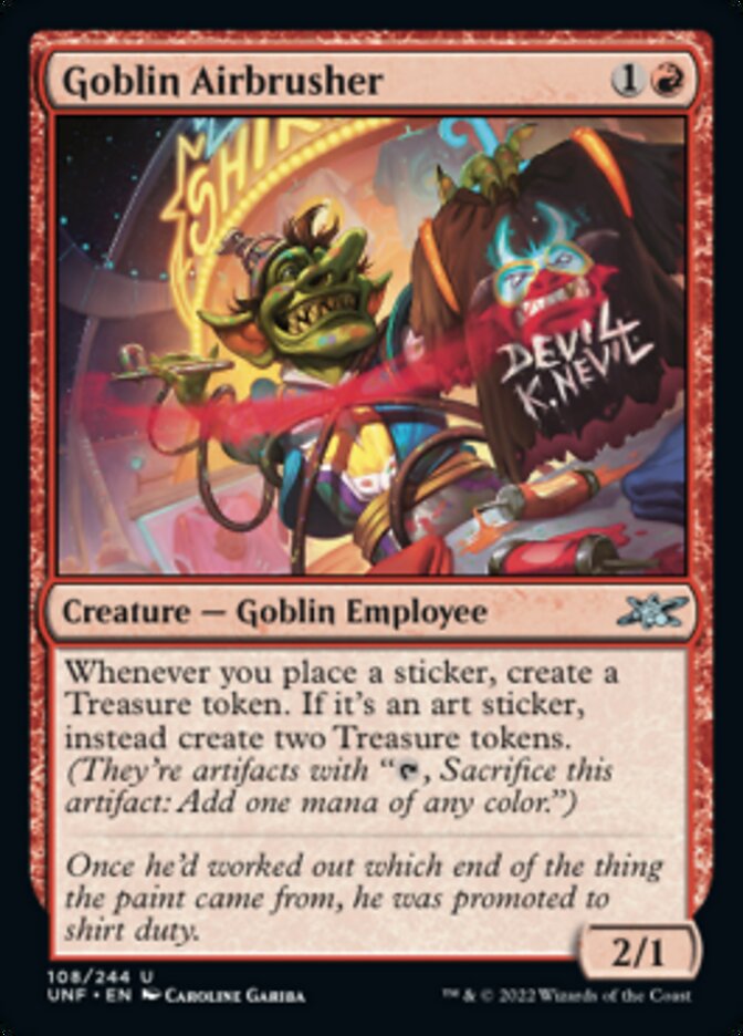 Goblin Airbrusher (UNF-108) - Unfinity