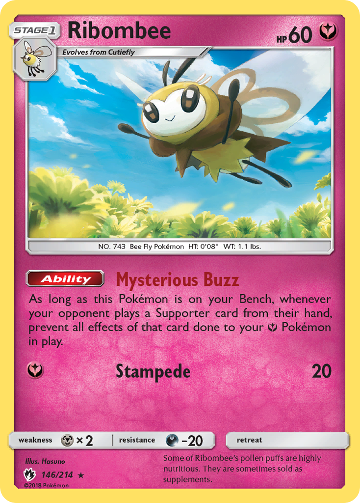 Ribombee 146/214 - SM  Lost Thunder