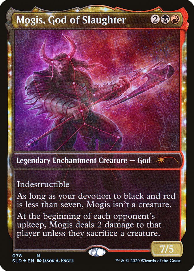 Mogis, God of Slaughter (078) (SLD-078) - Secret Lair Drop: (enchantment, Showcase) Foil