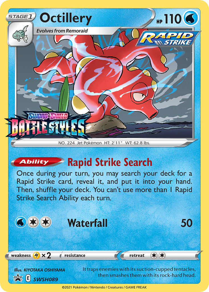 Octillery - SWSH089 (Prerelease)/307 - SWSH Sword & Shield Promo Cards Holofoil