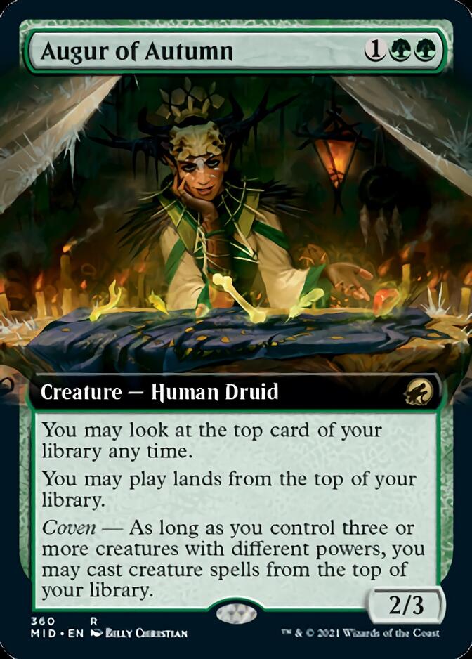 Augur of Autumn (Extended Art) (MID-360) - Innistrad: Midnight Hunt: (Extended Art)