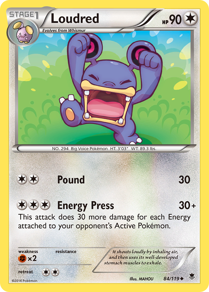 Loudred/119 - XY  Phantom Forces