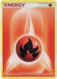 Fire Energy (2007 Unnumbered D/P Style Non-Holo) - League & Championship Cards