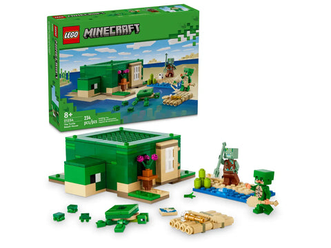 Lego Minecraft The Turtle Beach House 234pcs
