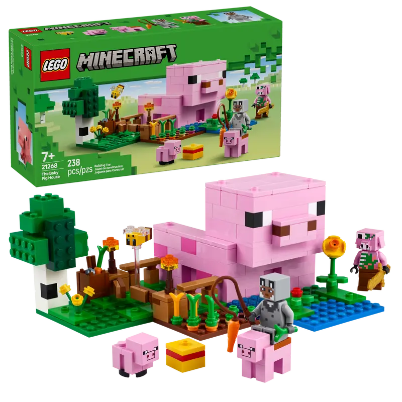 Lego Minecraft The Baby Pig House 238pcs