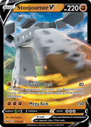 Stonjourner V 115/202 - SWSH01 Sword & Shield Base Set Holofoil