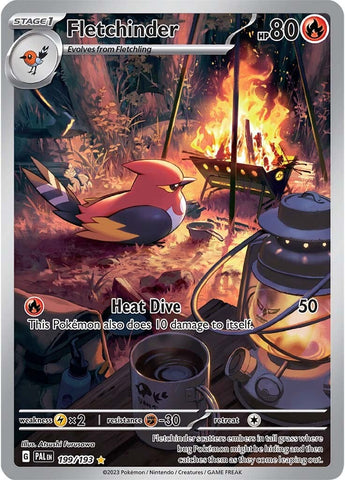 Fletchinder - 199/193 199 - SV02 Paldea Evolved Holofoil