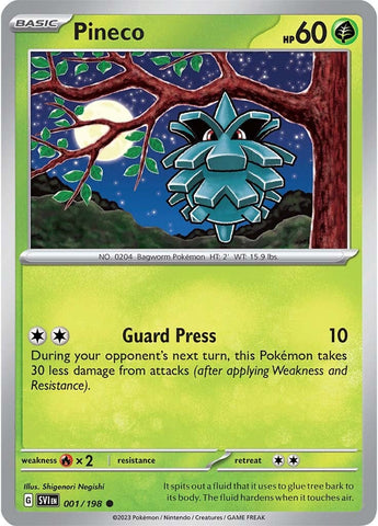 Pineco 1 - SV01 Scarlet & Violet Base Set
