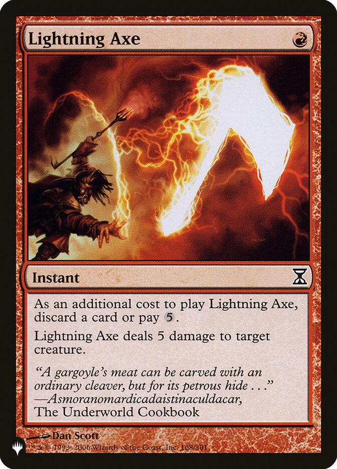 Lightning Axe (LIST-168/301) - The List