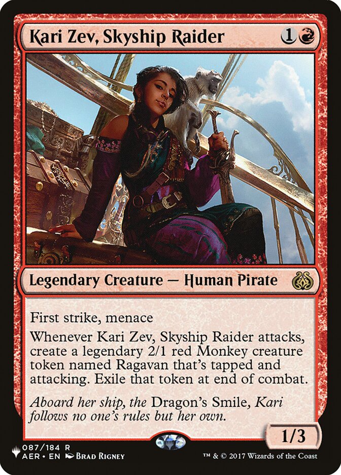 Kari Zev, Skyship Raider (LIST-087/184) - The List