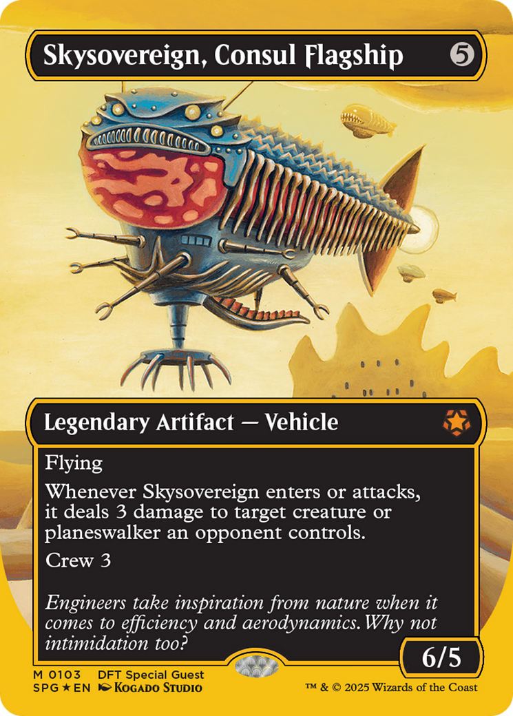 Skysovereign, Consul Flagship (First-Place Foil) - Special Guests (Borderless) Foil