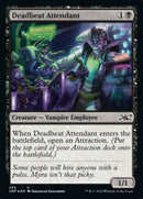 Deadbeat Attendant (Galaxy Foil) (UNF-355) - Unfinity Foil