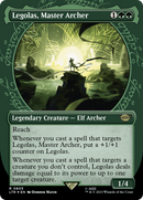 Legolas, Master Archer (Showcase) (Surge Foil) (LTR-805) - The Lord of the Rings: Tales of Middle-earth: (Showcase) (Borderless) Foil