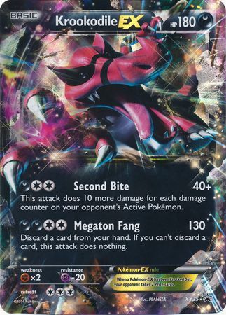 Krookodile EX - XY25 - Jumbo Cards Holofoil