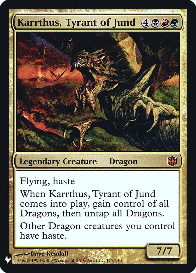 Karrthus, Tyrant of Jund (LIST-117) - The List Foil