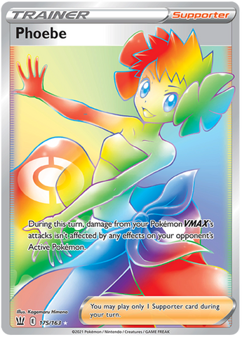 Phoebe (Secret) 175/163 - SWSH05 Battle Styles Holofoil