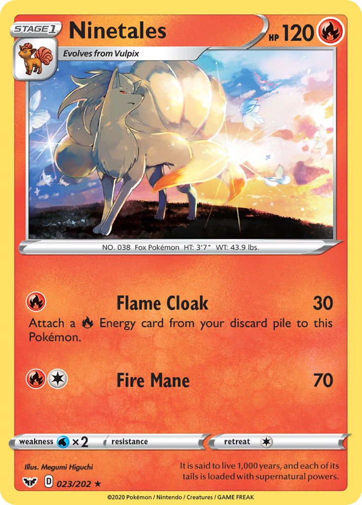 Ninetales 23/202 - SWSH01 Sword & Shield Base Set