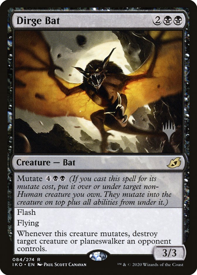 Dirge Bat (PPIKO-084) - Ikoria: Lair of Behemoths Promos