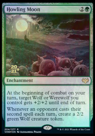 Howling Moon (PRE-204) - Innistrad: Crimson Vow Promos Foil