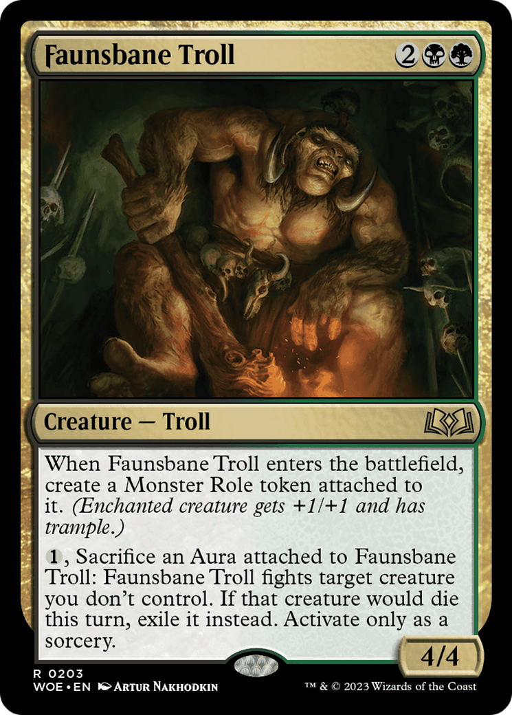 Faunsbane Troll (WOE-203) - Wilds of Eldraine