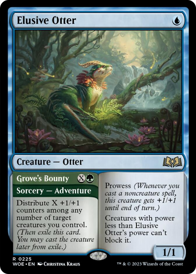 Elusive Otter (WOE-225) - Wilds of Eldraine