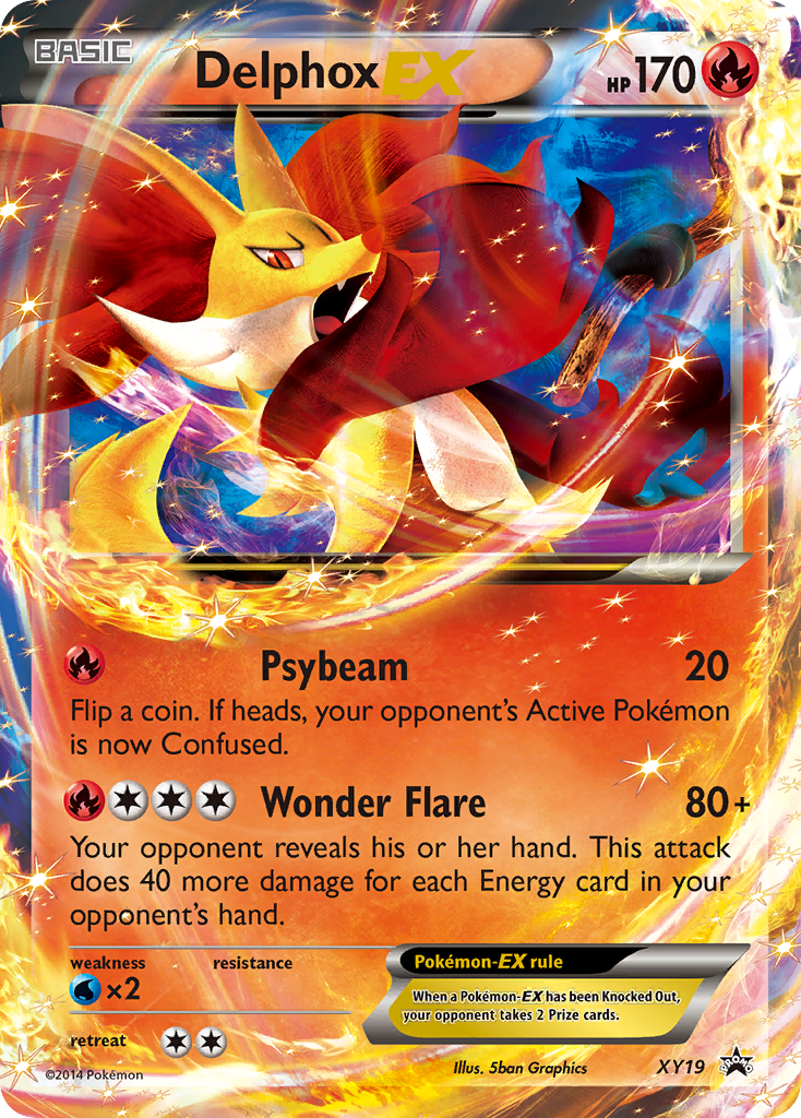 Delphox EX - XY19/211 - XY Promos Holofoil