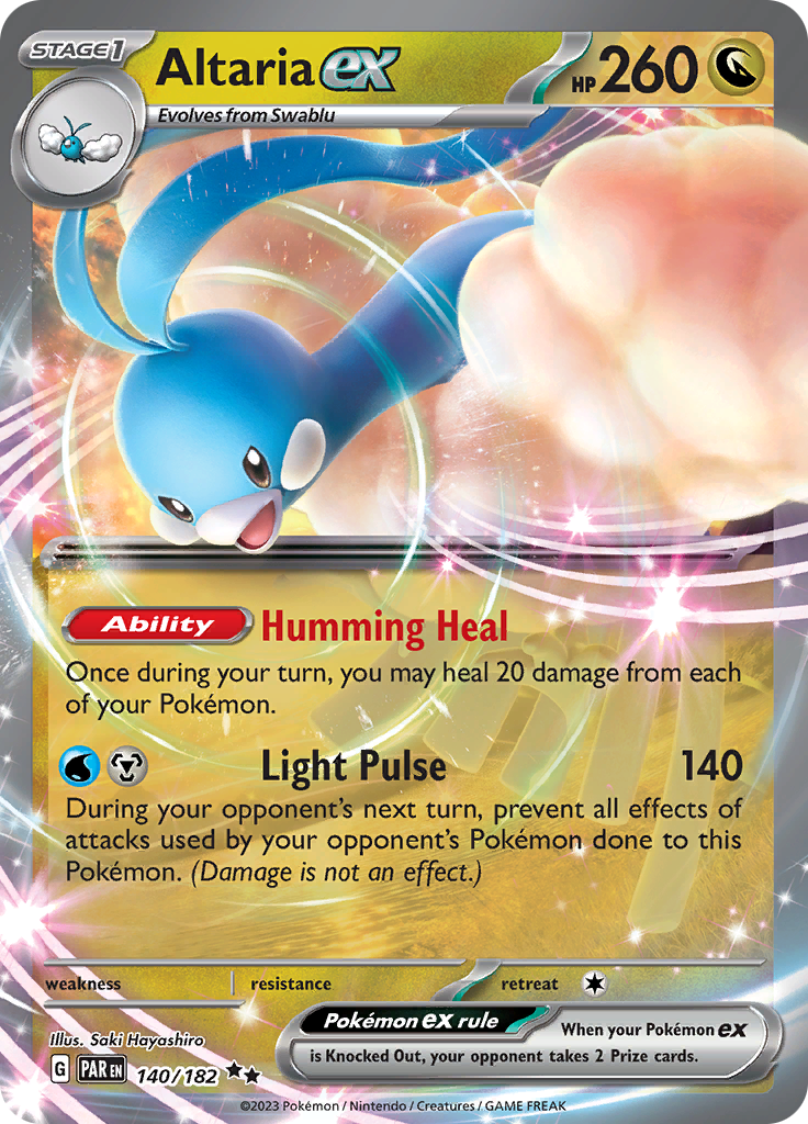 Altaria ex 140 - SV04 Paradox Rift Holofoil