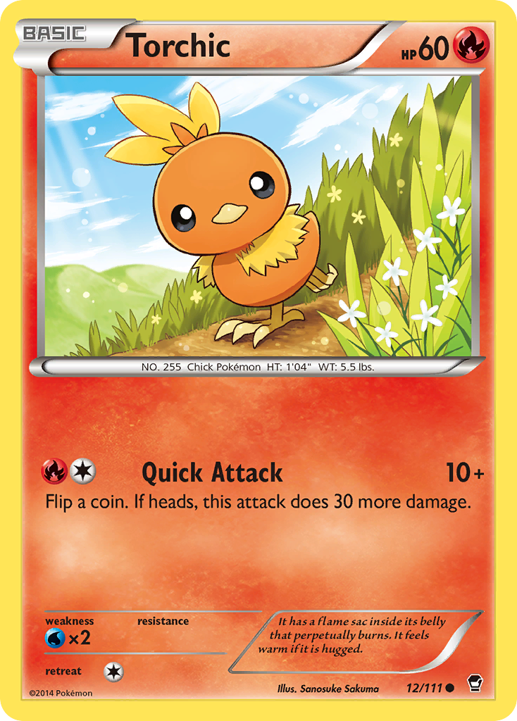Torchic 12/111 - XY  Furious Fists