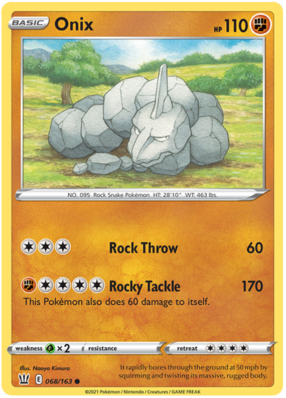 Onix 68/163 - SWSH05 Battle Styles