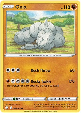 Onix 68/163 - SWSH05 Battle Styles