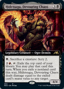 Hidetsugu, Devouring Chaos (Extended Art) (NEO-454) - Kamigawa: Neon Dynasty: (Extended Art)