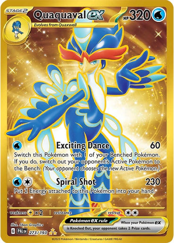 Quaquaval ex - 273/193 273 - SV02 Paldea Evolved Holofoil
