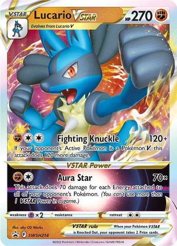 Lucario VSTAR - SWSH214 SWSH214 - Jumbo Cards Holofoil