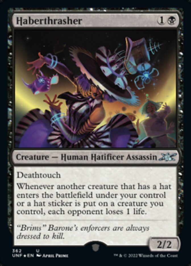 Haberthrasher (Galaxy Foil) (UNF-362) - Unfinity Foil
