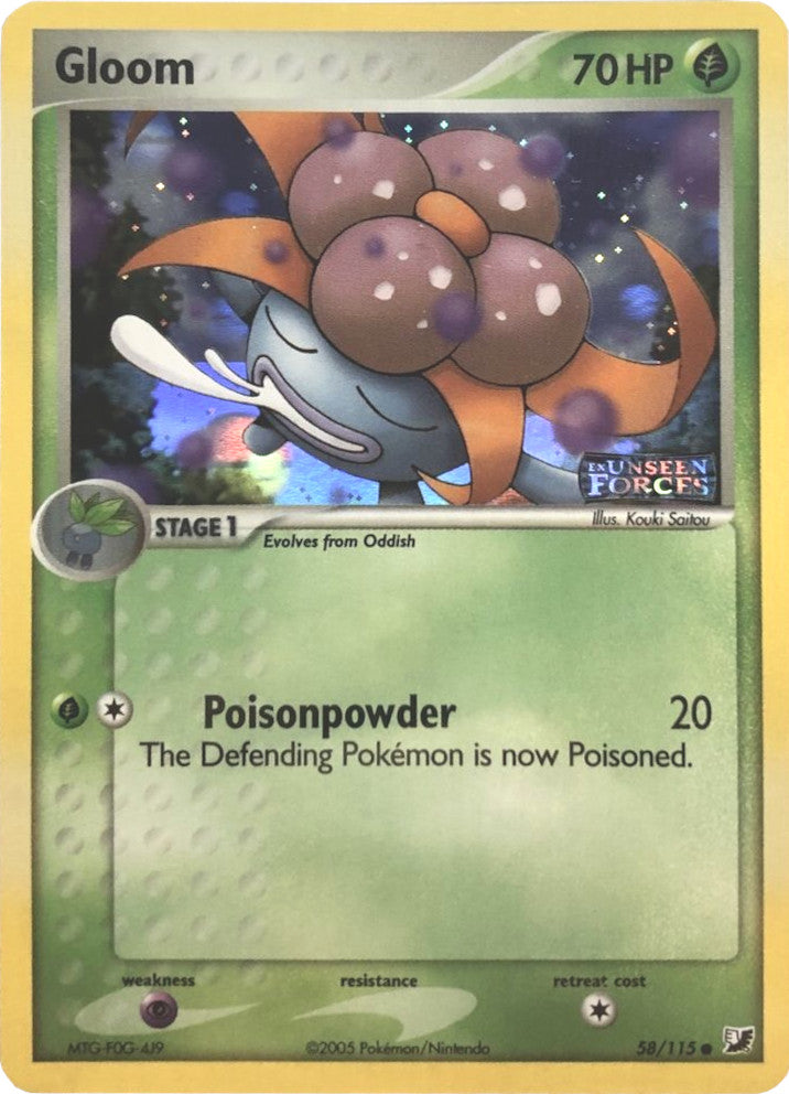 Gloom/115 - Unseen Forces Reverse Holofoil