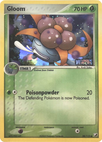 Gloom/115 - Unseen Forces Reverse Holofoil